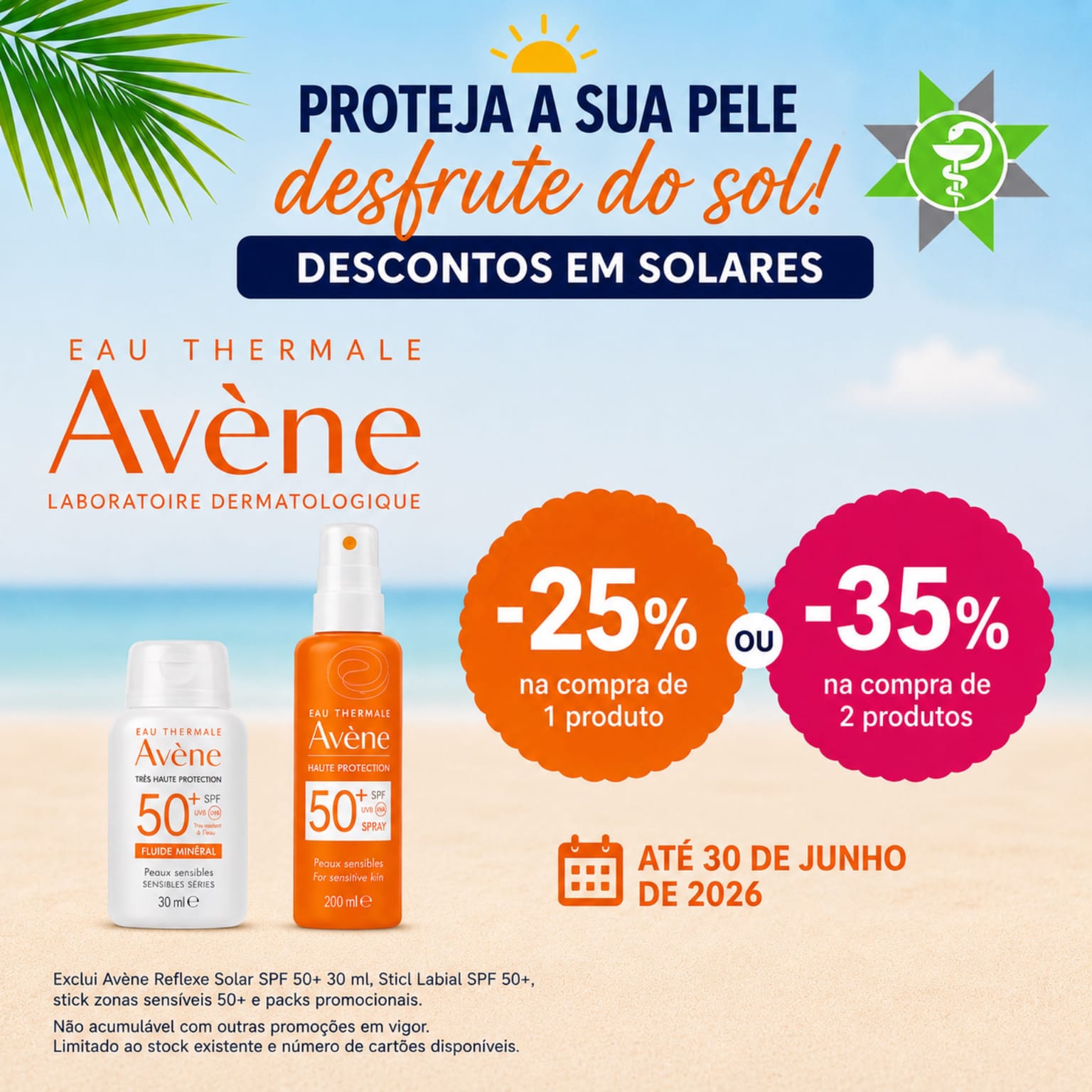 VERÃO PROTEGIDO ☀️ AVÈNE 